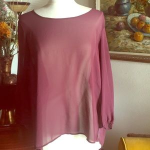 Cotton On Hi-Lo Sheer Top